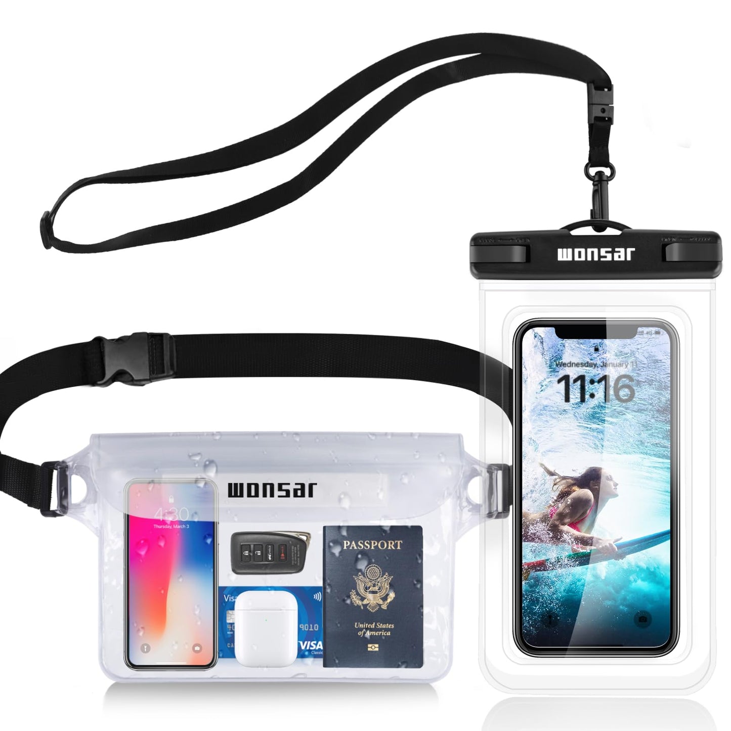 WONSAR Wasserdichte Tasche