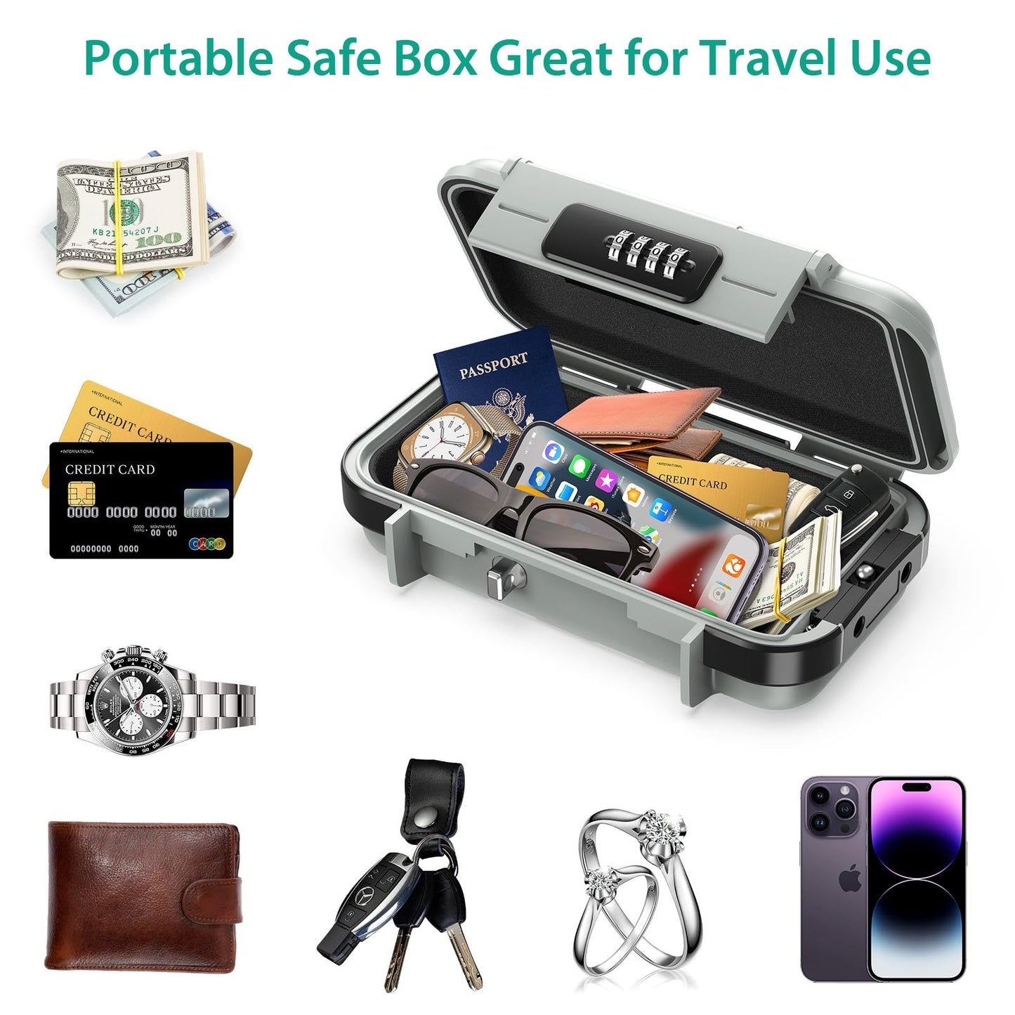 GripSafe Tragbarer Sicherheitsbox