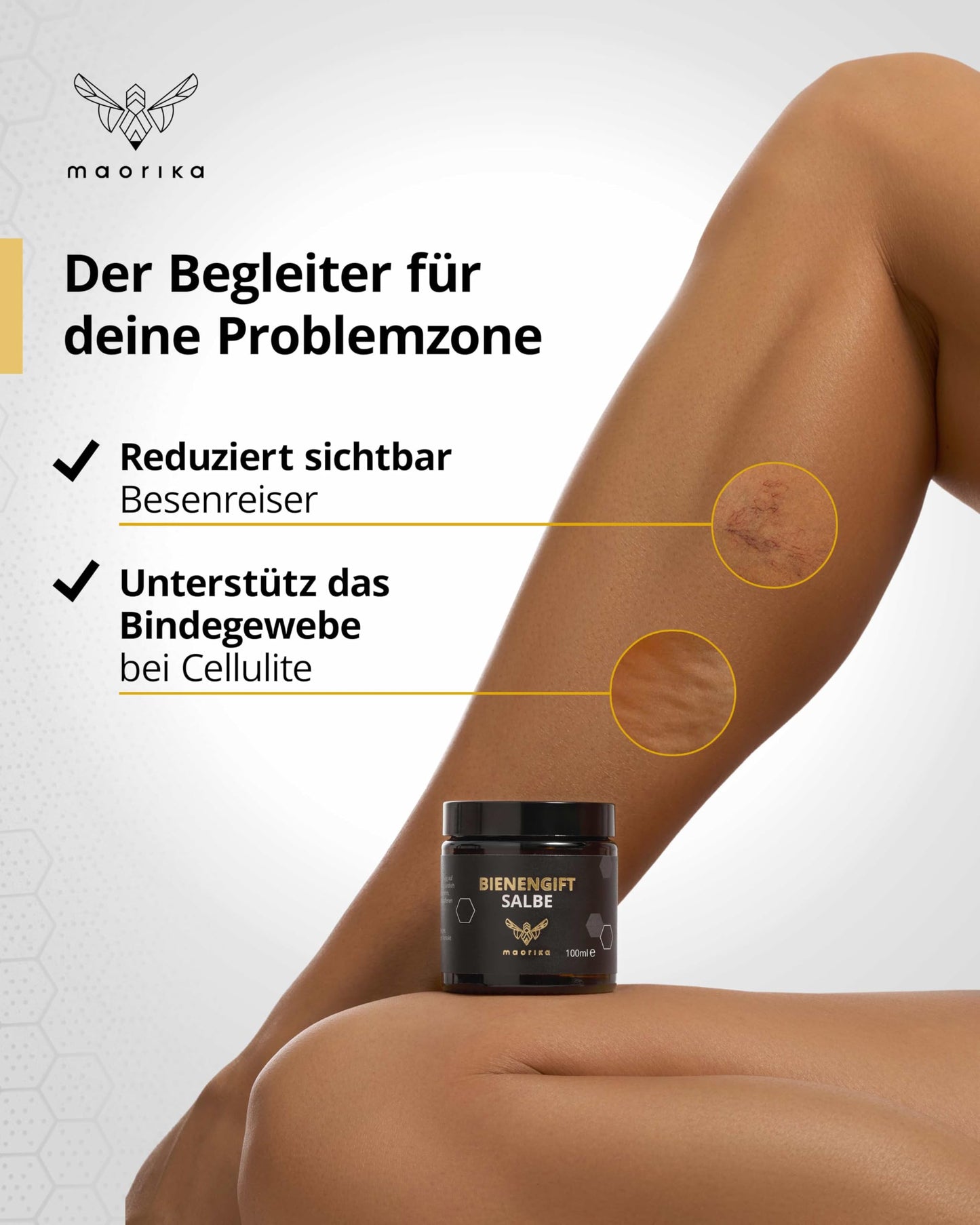 Bienengiftcreme hochdosiert mit Manukaöl (Kühlend & beruhigend)