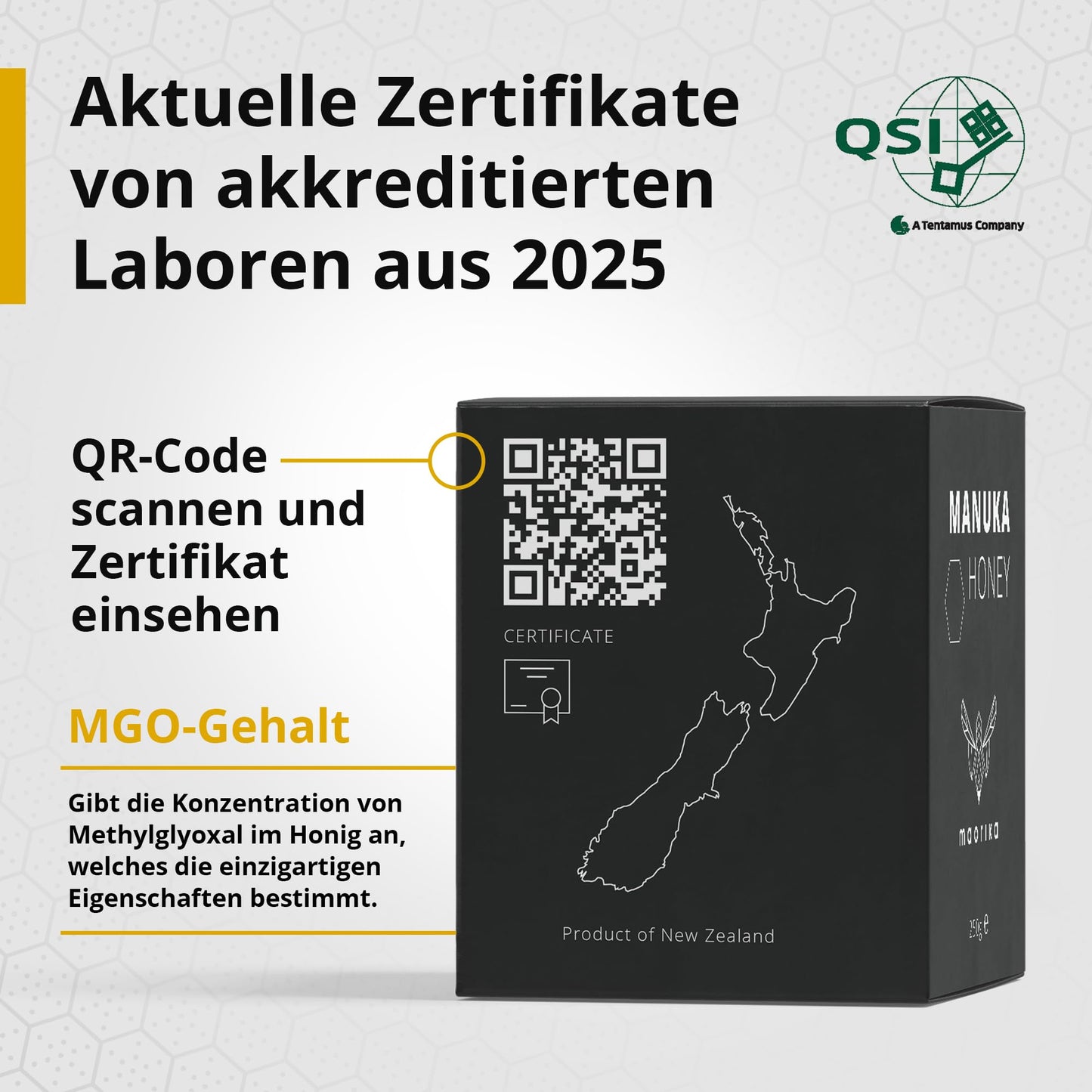 Manuka Honig 800 MGO + 500g im Glas