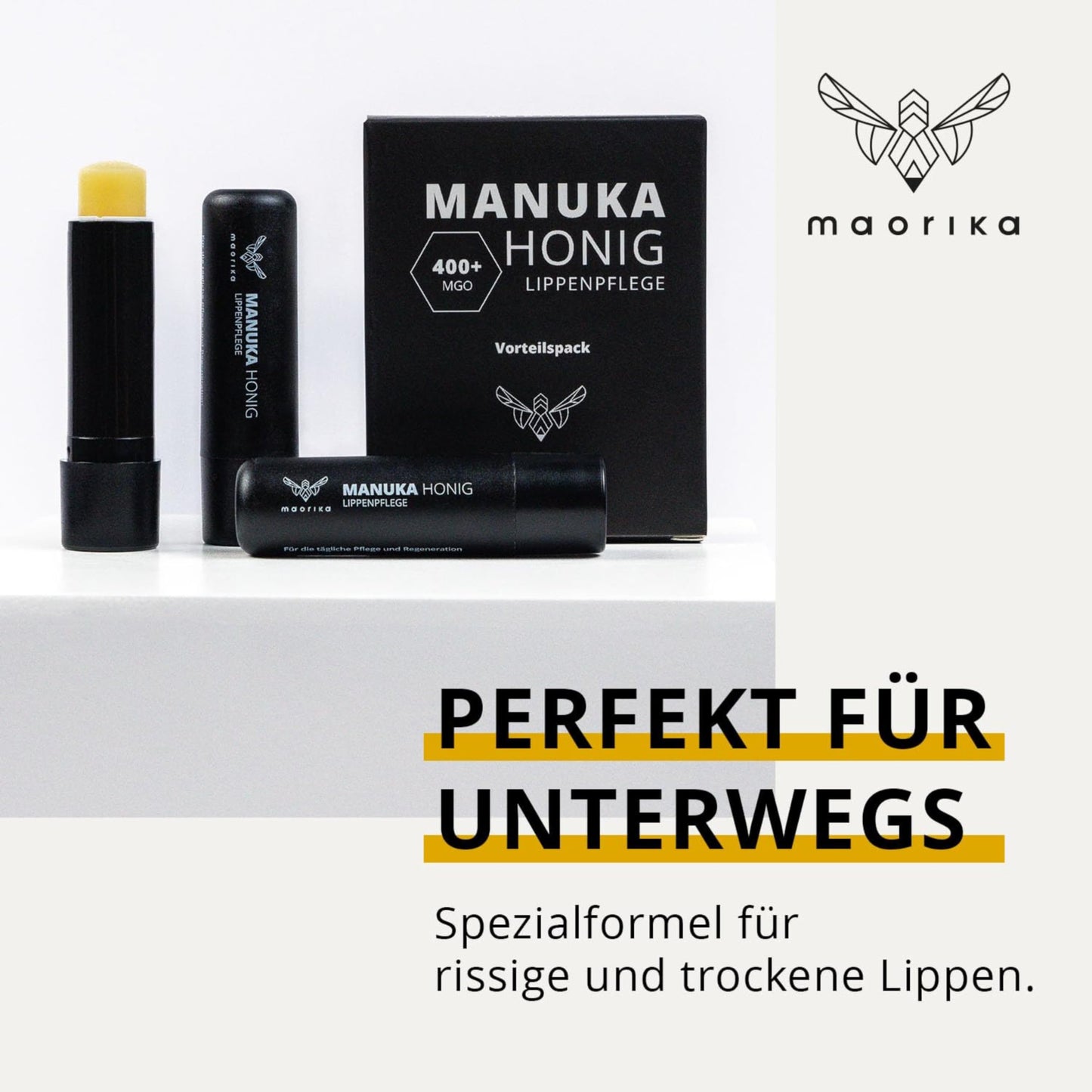Lippenbalsam mit hochwertigem Manuka Honig MGO 400+