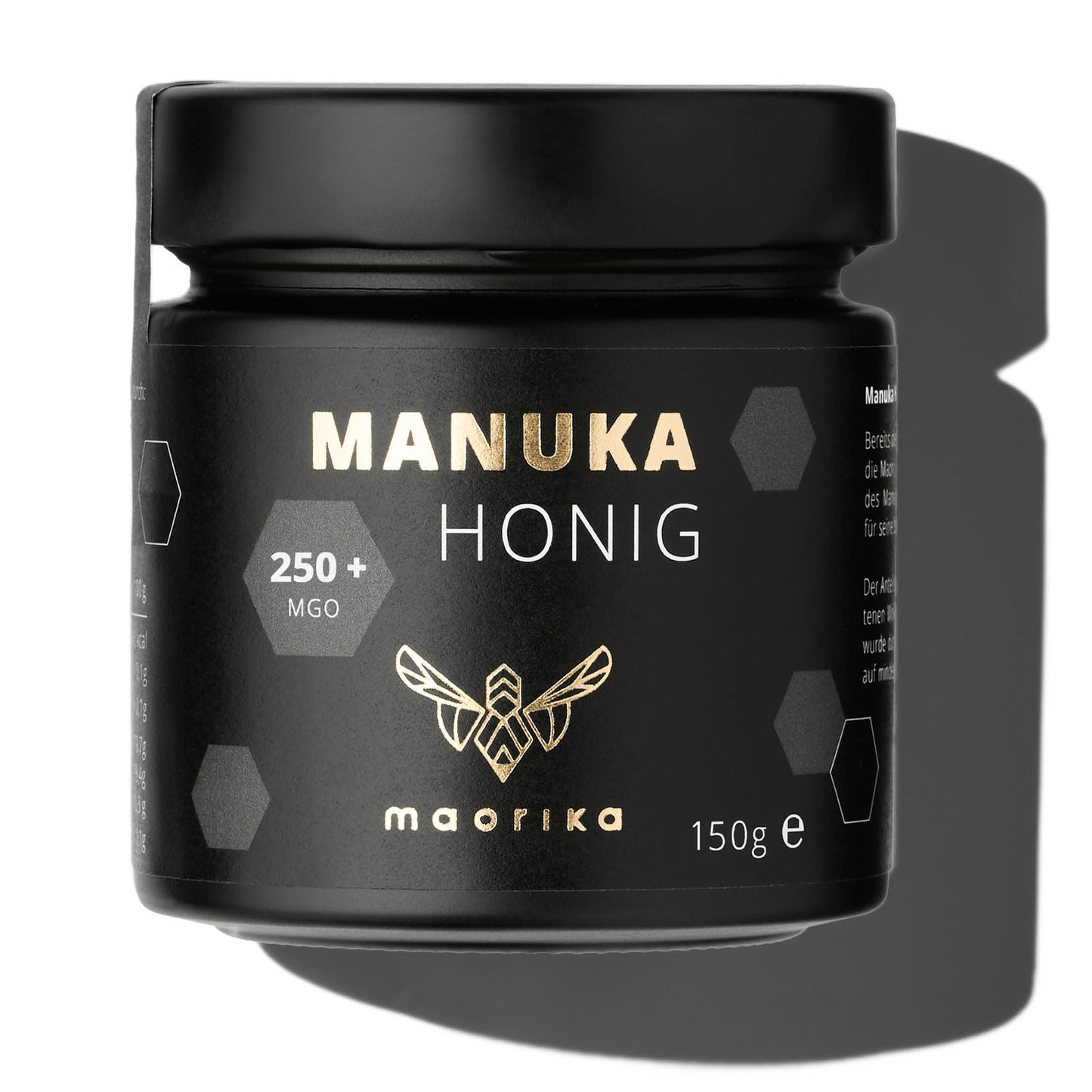 Maorika - Manuka Honig 250 MGO + 150g im Glas