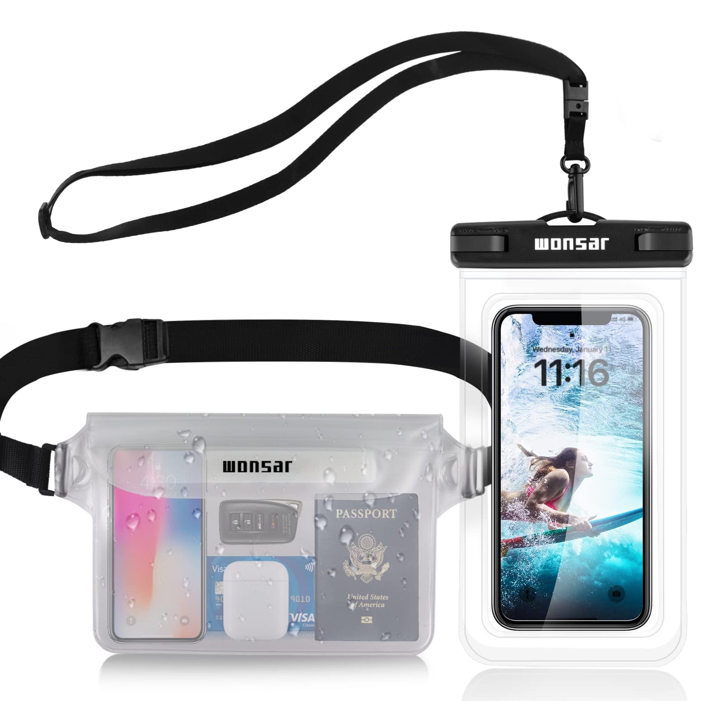 WONSAR Wasserdichte Tasche