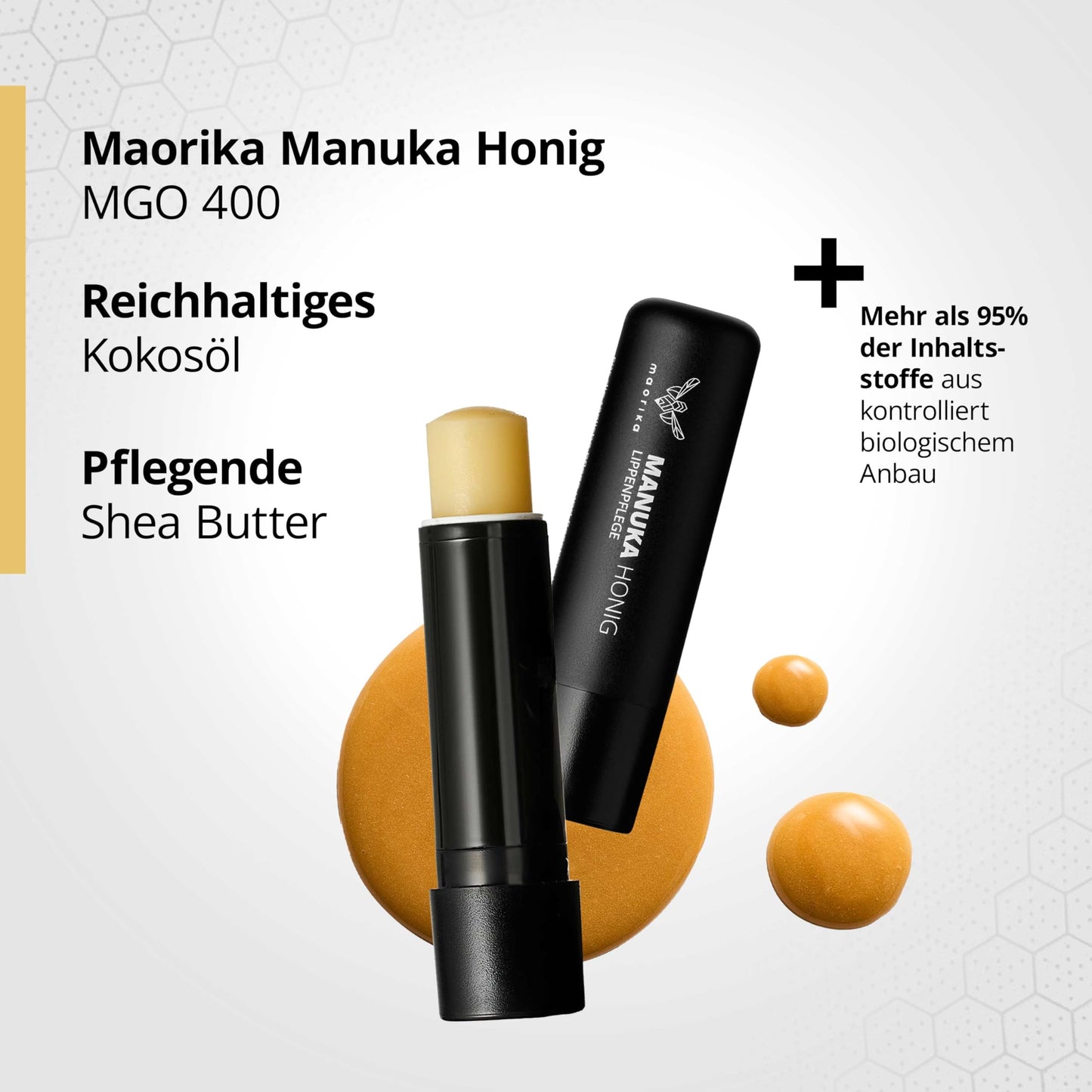 Lippenbalsam mit hochwertigem Manuka Honig MGO 400+