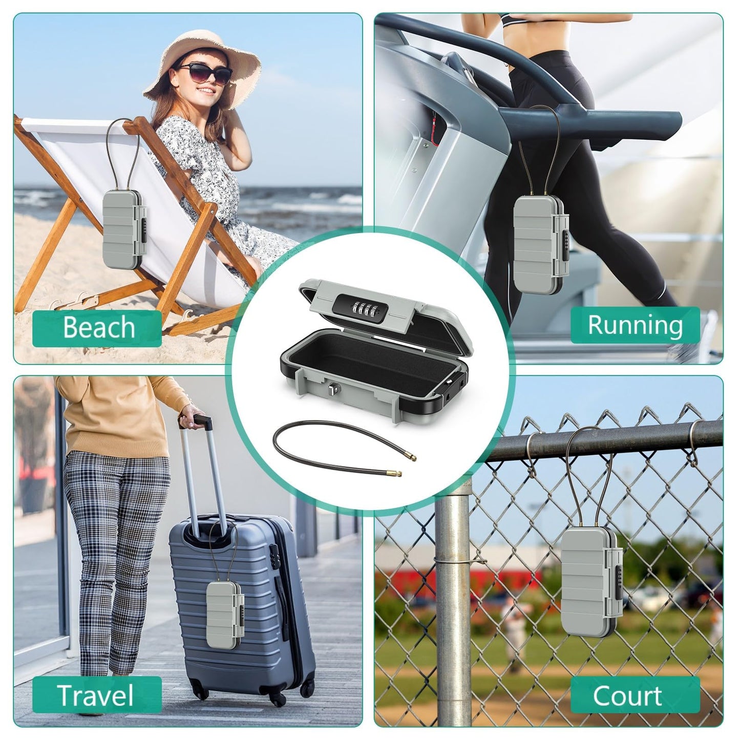 GripSafe Tragbarer Sicherheitsbox