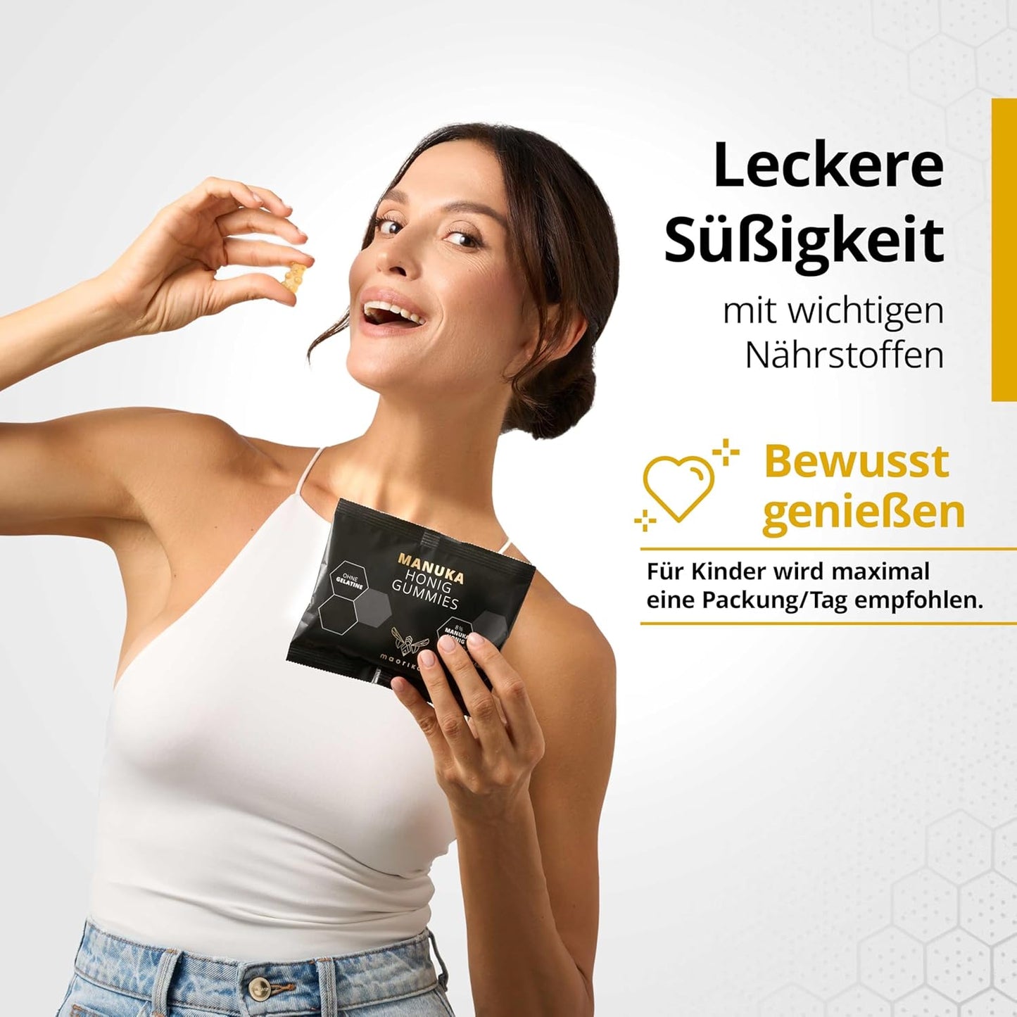 Manuka GUMMIES mit Manuka Honig MGO 400 + Vitamin C und ohne Gelatine