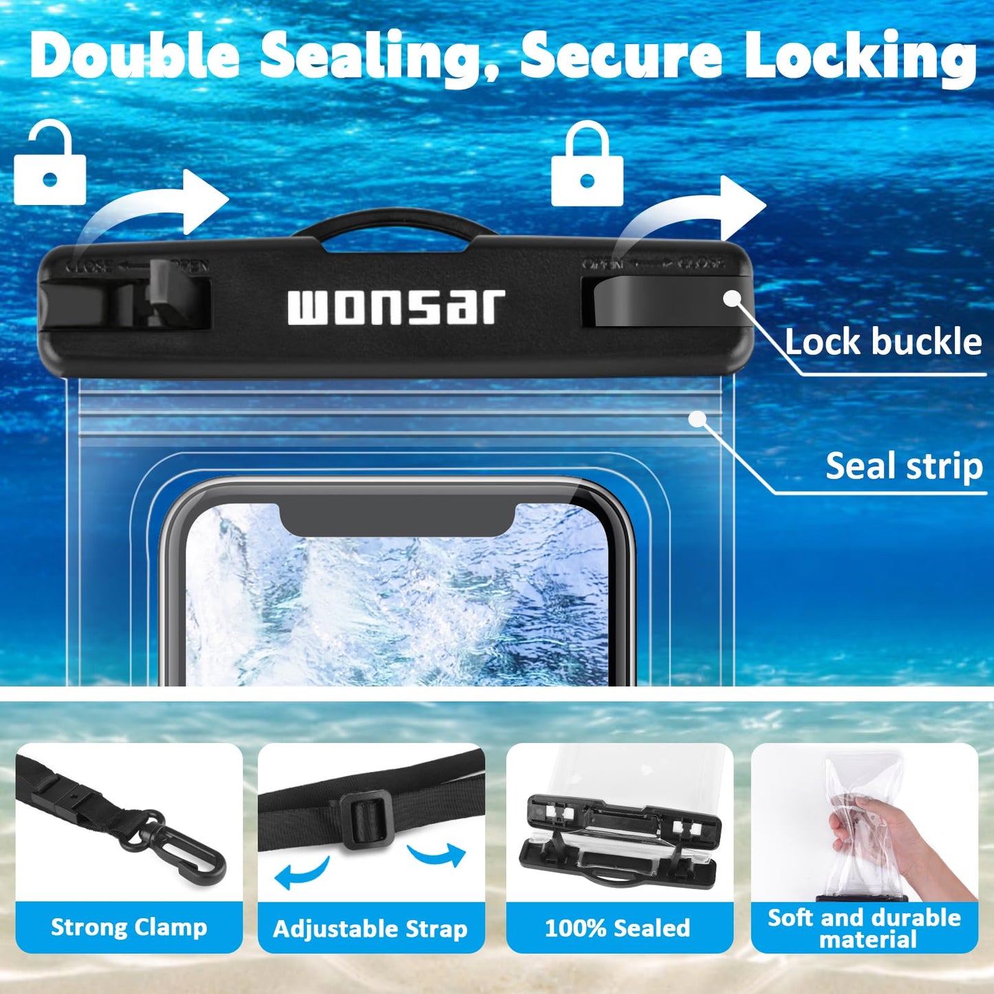 WONSAR Wasserdichte Tasche