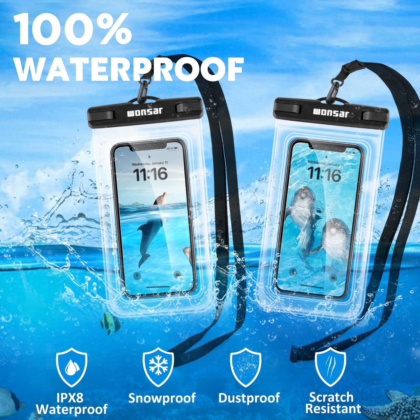 WONSAR Wasserdichte Tasche