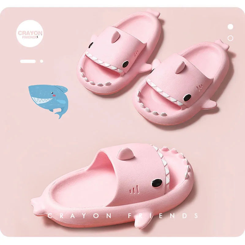 Kinder Hausschuhe Cartoon Hai Sandalen Sommer