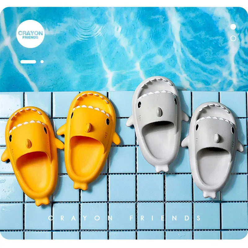 Kinder Hausschuhe Cartoon Hai Sandalen Sommer