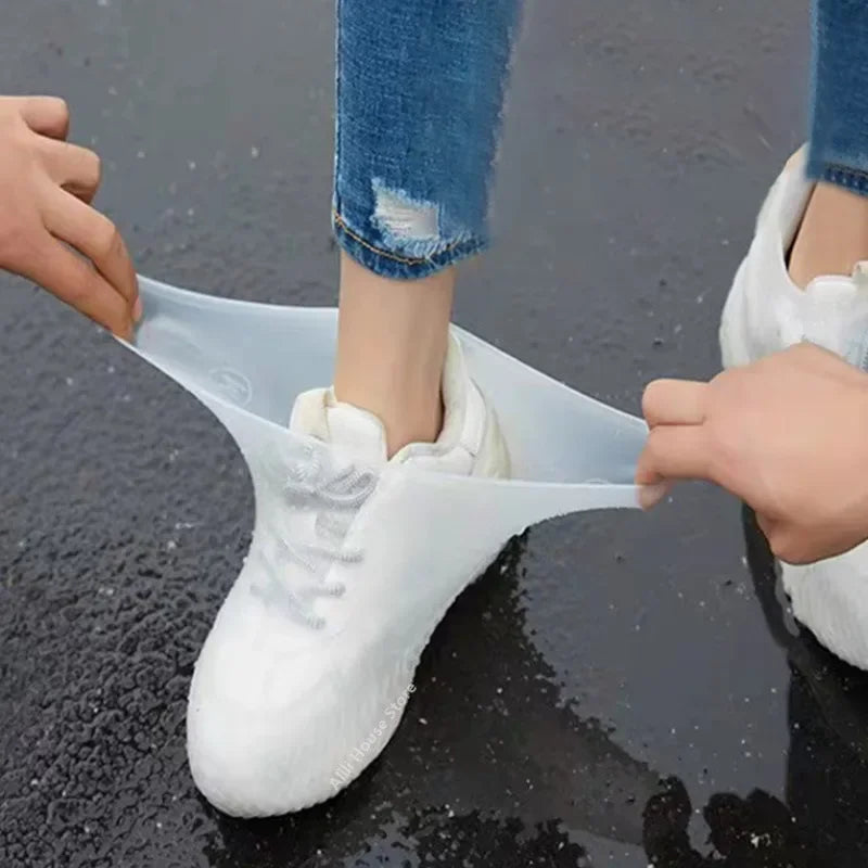 1 Paar Gummi-Regenstiefel-Überschuhe