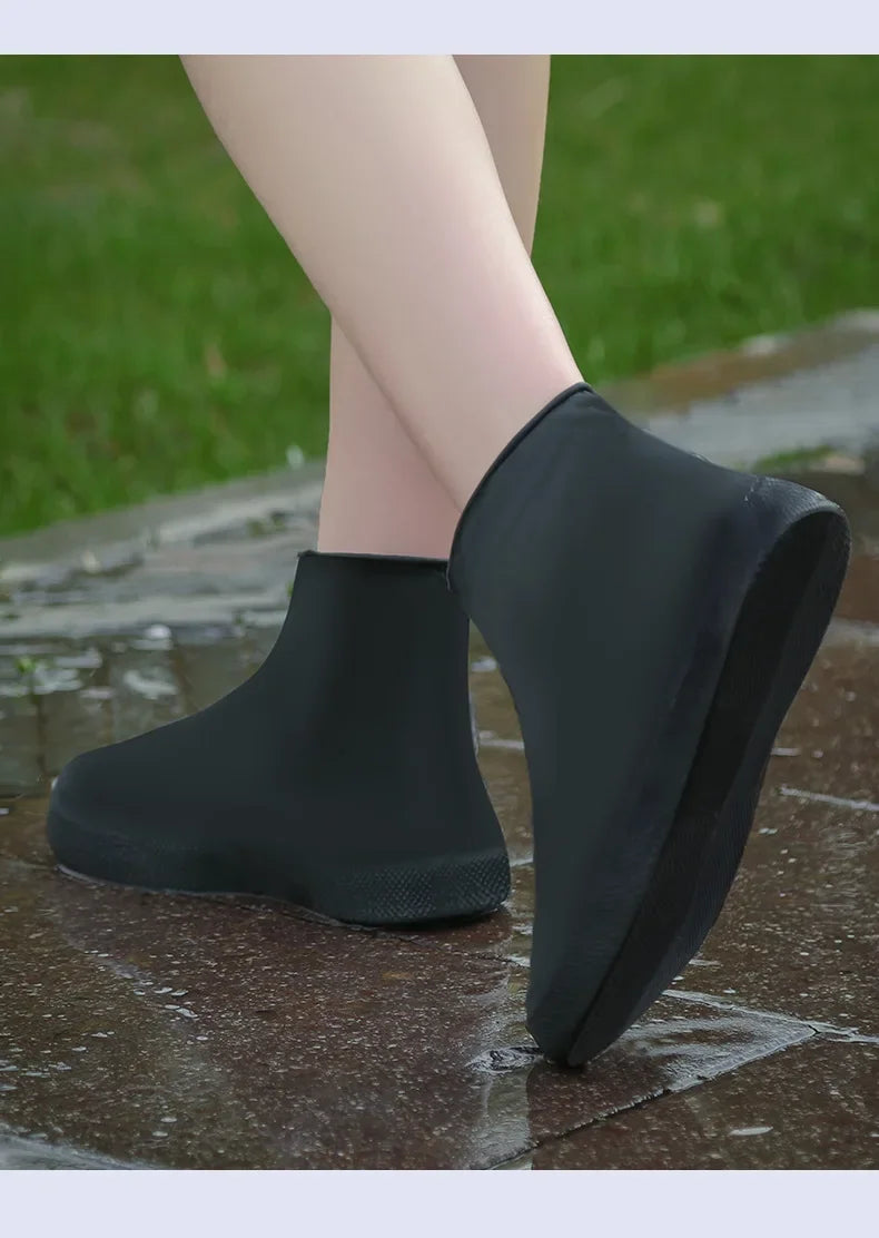 1 Paar Gummi-Regenstiefel-Überschuhe