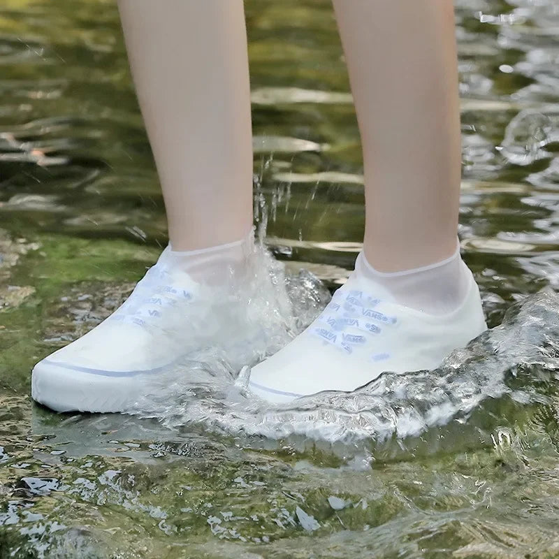 1 Paar Gummi-Regenstiefel-Überschuhe
