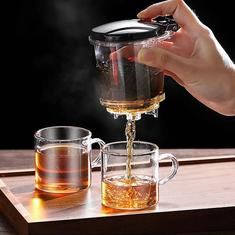 Hitzebeständige Glas-Teekanne/Kaffee