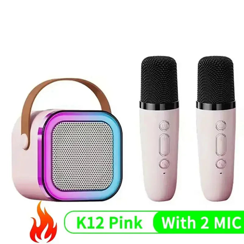 K12 Karaoke-Maschine mit 1-2 drahtlosen Mikrofonen