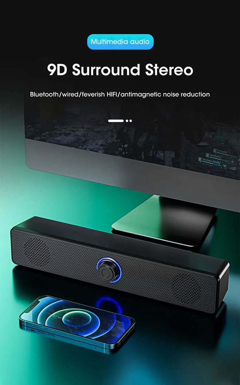Bluetooth 4D Surround Lautsprecher Heimkino Sound System