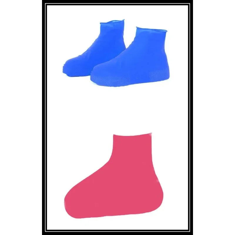 1 Paar Gummi-Regenstiefel-Überschuhe