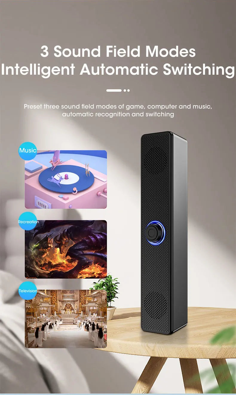 Bluetooth 4D Surround Lautsprecher Heimkino Sound System
