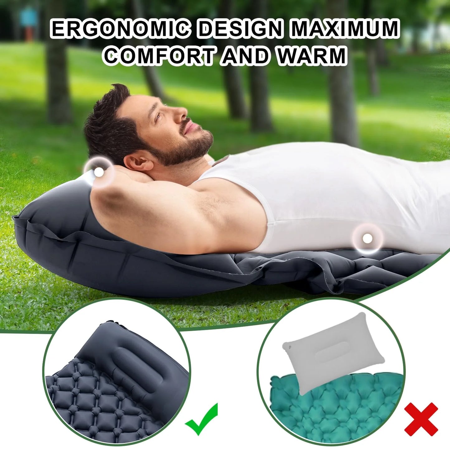 ISOMATTE mit Kissen