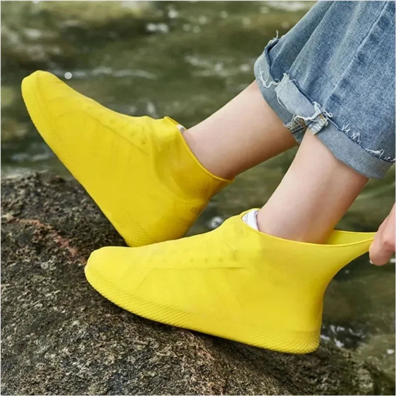 1 Paar Gummi-Regenstiefel-Überschuhe
