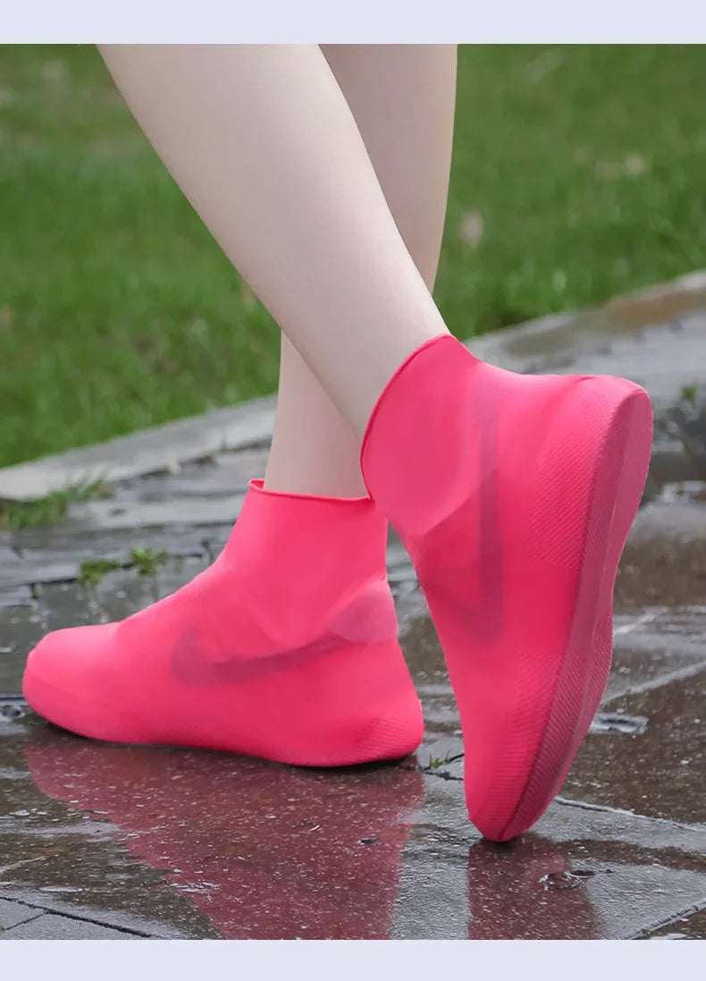 1 Paar Gummi-Regenstiefel-Überschuhe