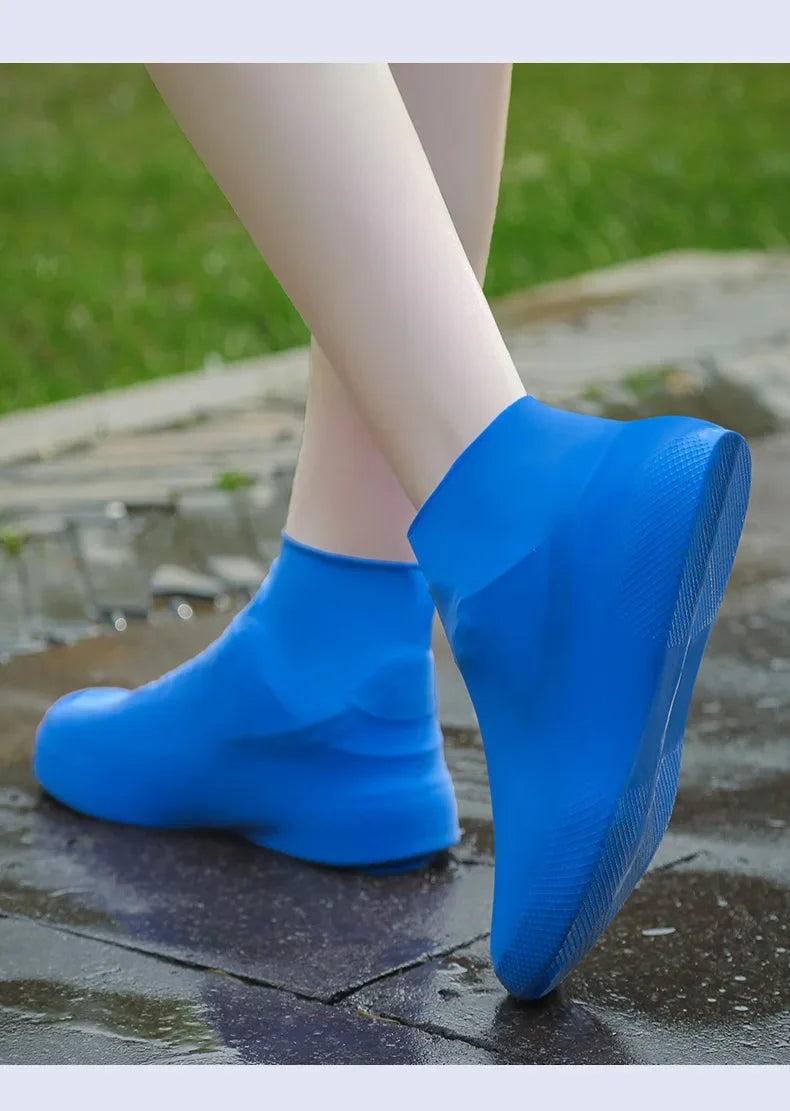 1 Paar Gummi-Regenstiefel-Überschuhe