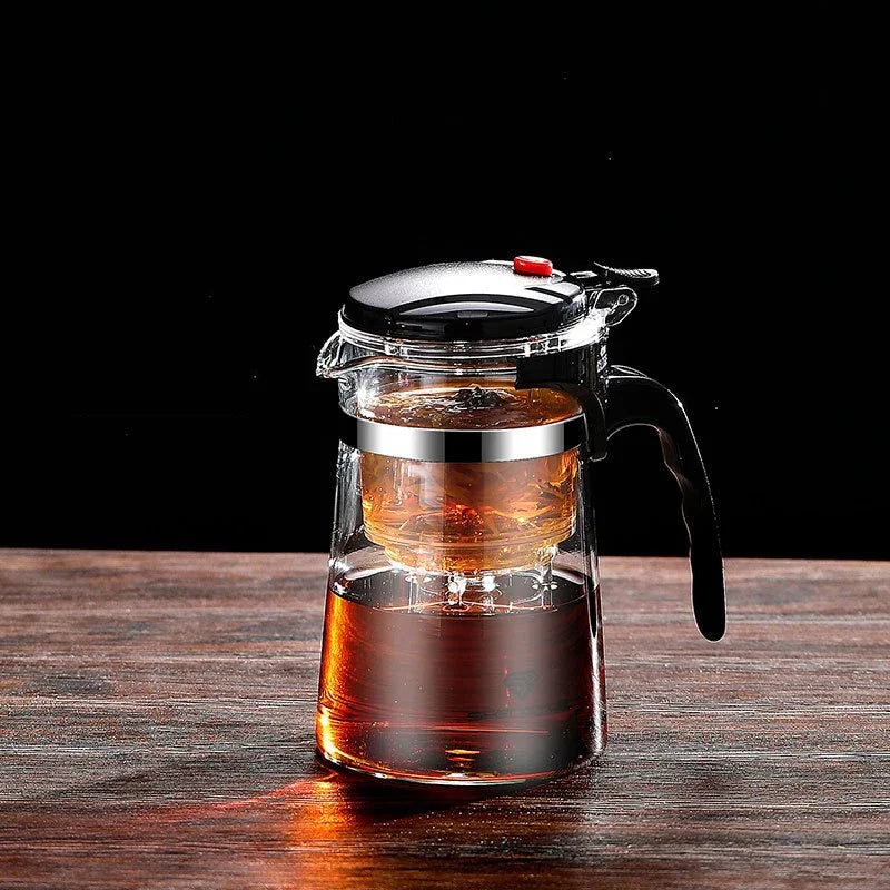 Hitzebeständige Glas-Teekanne/Kaffee
