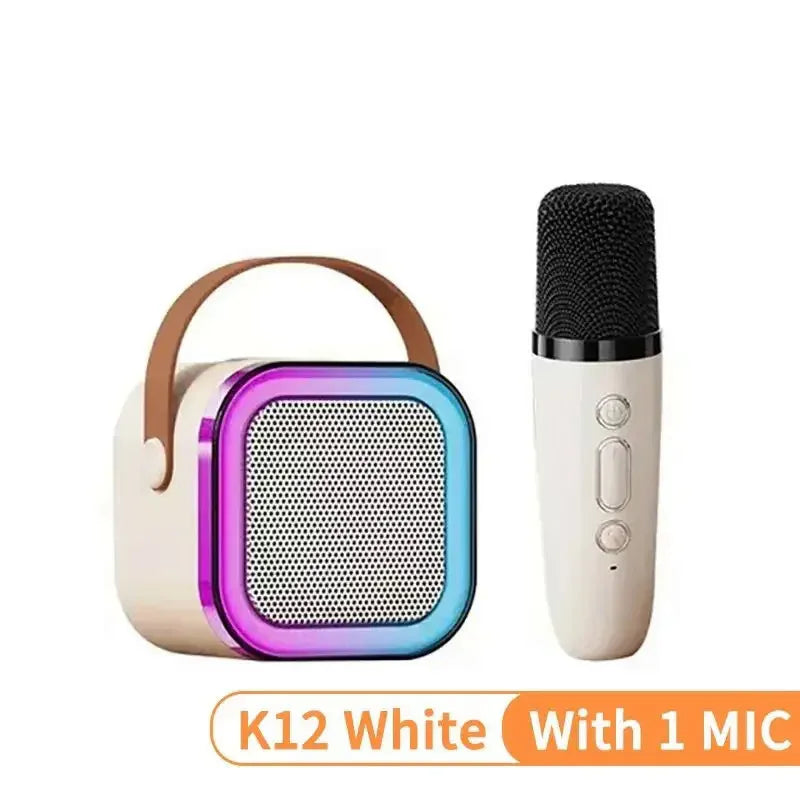 K12 Karaoke-Maschine mit 1-2 drahtlosen Mikrofonen
