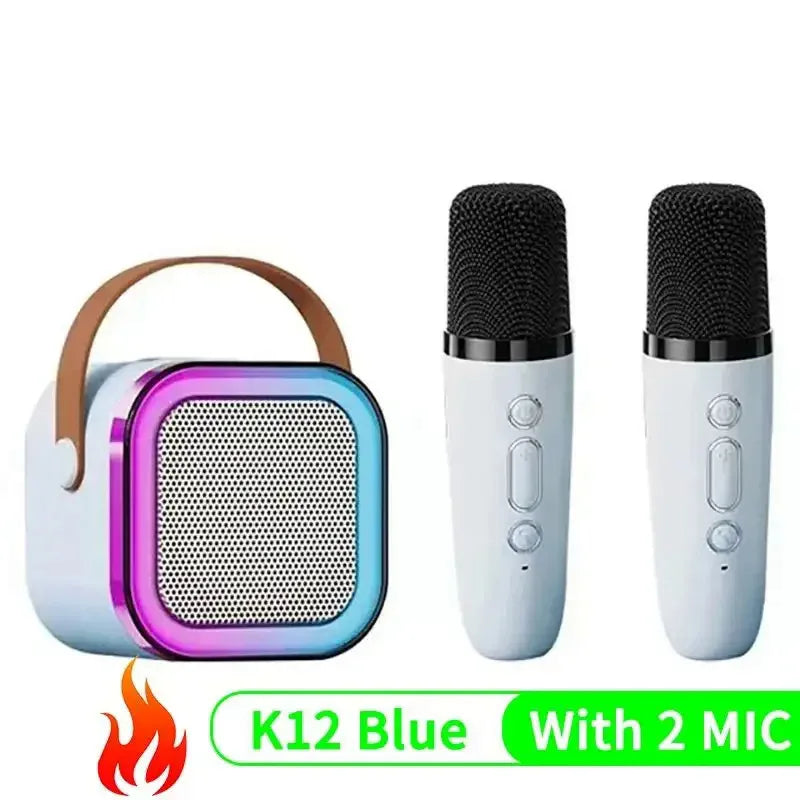K12 Karaoke-Maschine mit 1-2 drahtlosen Mikrofonen