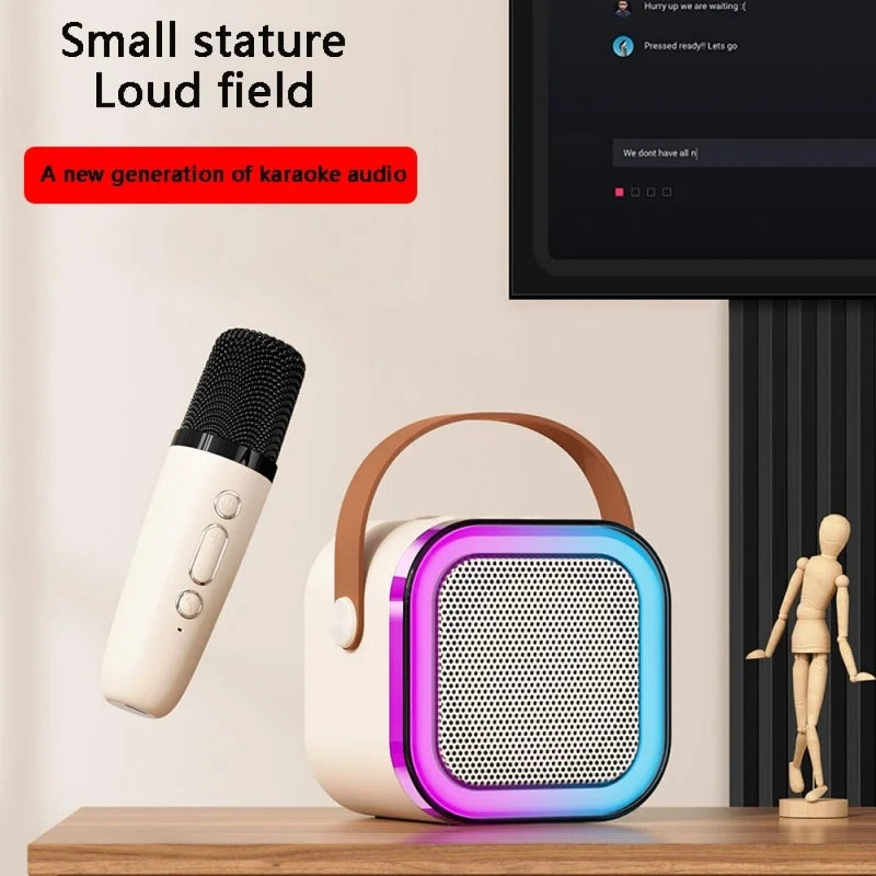 K12 Karaoke-Maschine mit 1-2 drahtlosen Mikrofonen