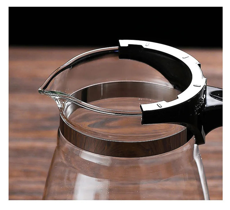 Hitzebeständige Glas-Teekanne/Kaffee