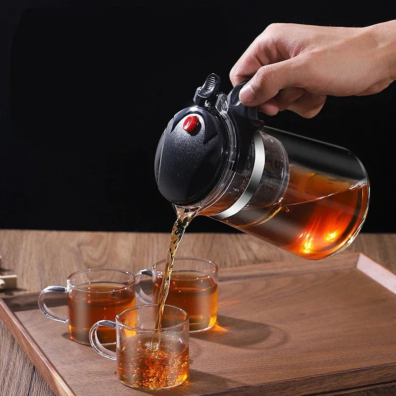 Hitzebeständige Glas-Teekanne/Kaffee
