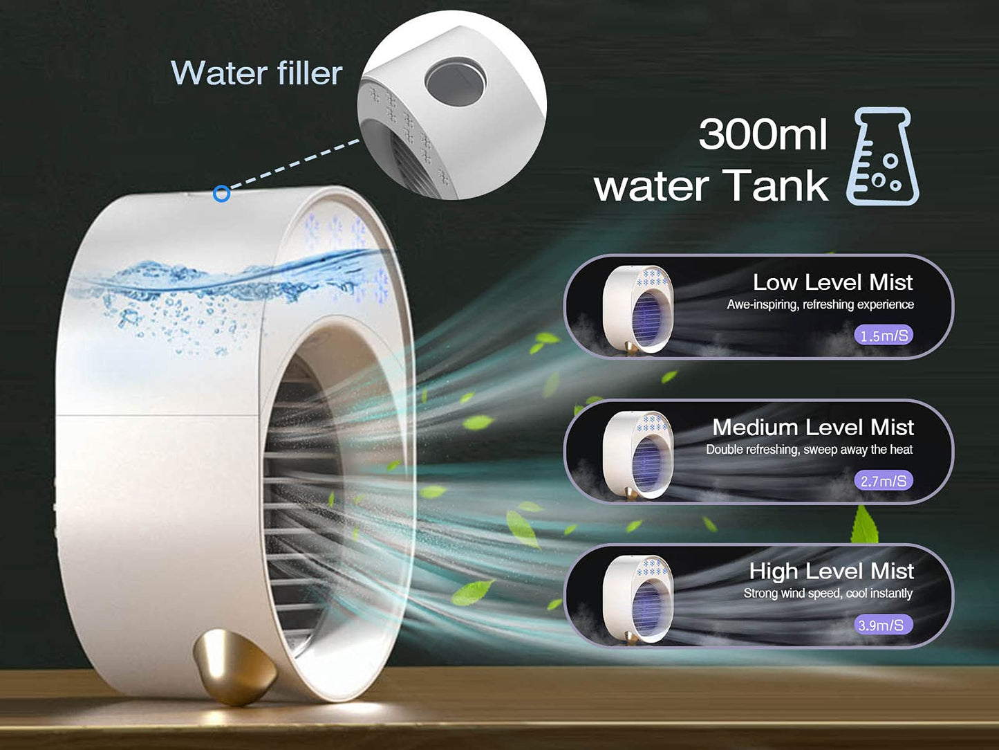 AirCooler Mini Klimaanlage mit Verdunstungskühlung