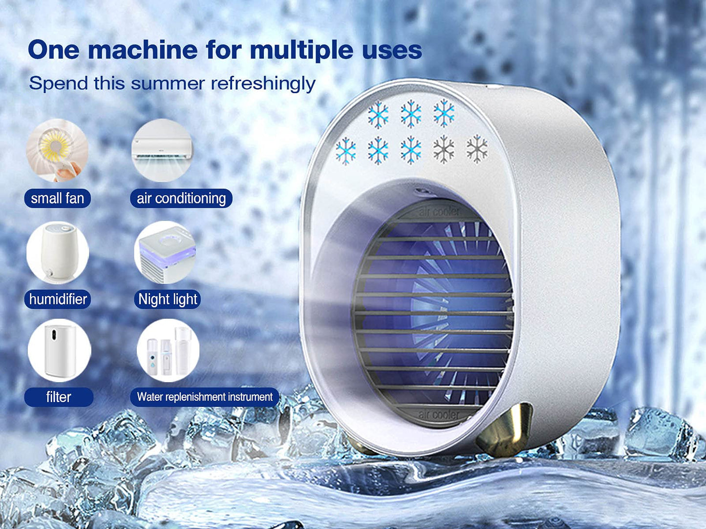 AirCooler Mini Klimaanlage mit Verdunstungskühlung