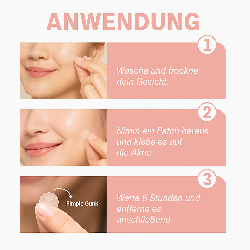 Pickel Patch unsichtbare Schönheit