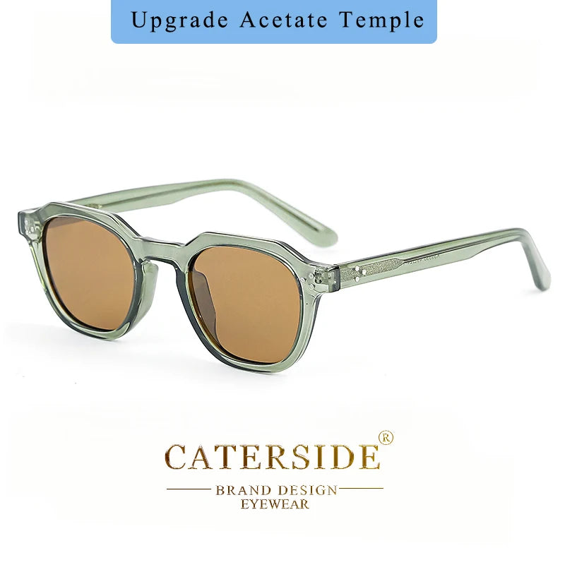 CATERSIDE Retro Polarisierte Sonnenbrille Männer