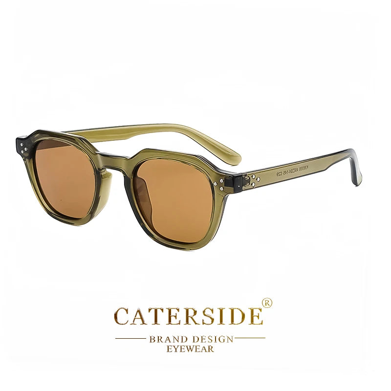 CATERSIDE Retro Polarisierte Sonnenbrille Männer