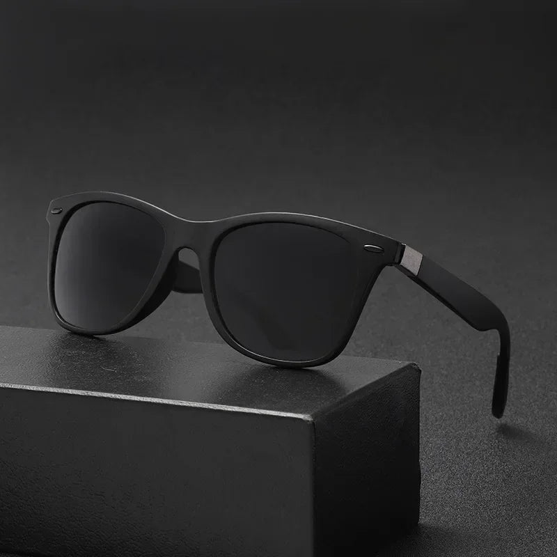 Mode Vintage Quadrat Polarisierte Sonnenbrille