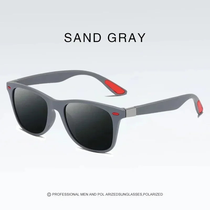 Mode Vintage Quadrat Polarisierte Sonnenbrille
