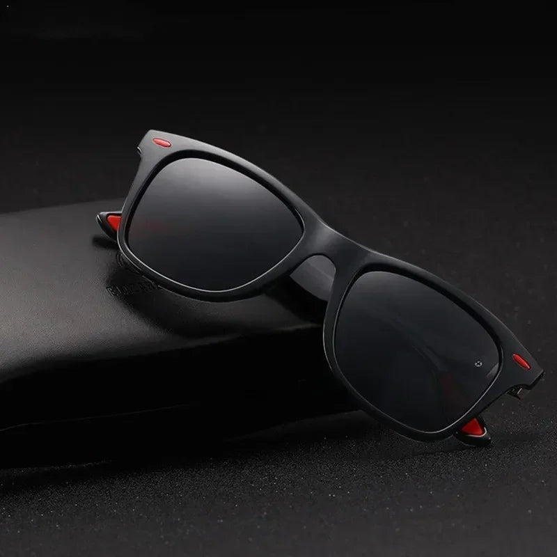 Mode Vintage Quadrat Polarisierte Sonnenbrille