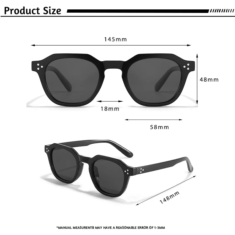 CATERSIDE Retro Polarisierte Sonnenbrille Männer