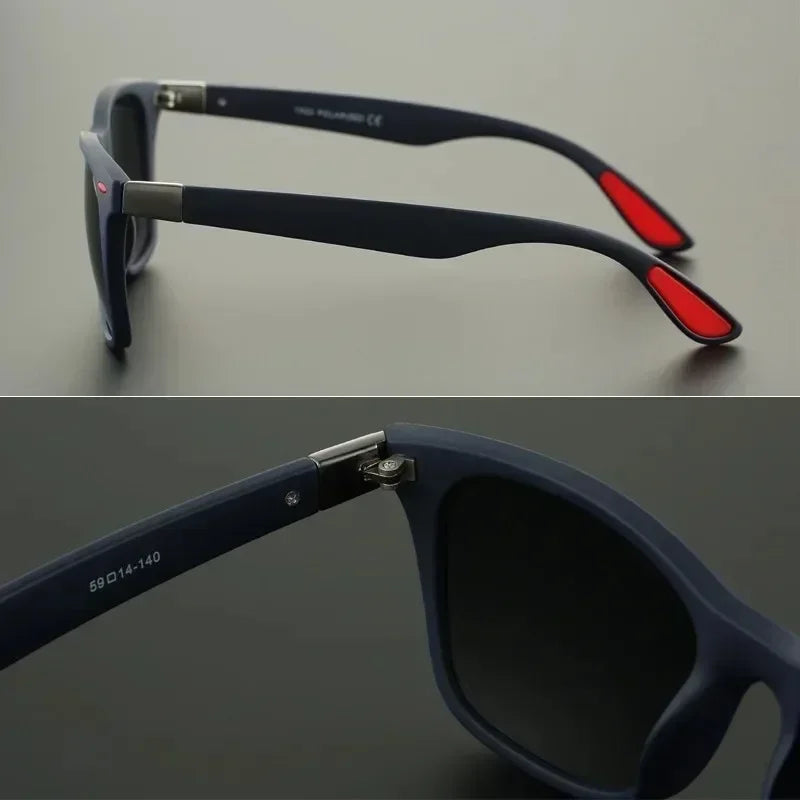 Mode Vintage Quadrat Polarisierte Sonnenbrille