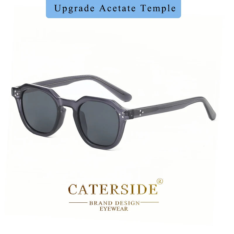 CATERSIDE Retro Polarisierte Sonnenbrille Männer