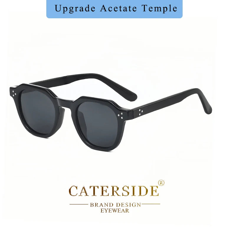 CATERSIDE Retro Polarisierte Sonnenbrille Männer