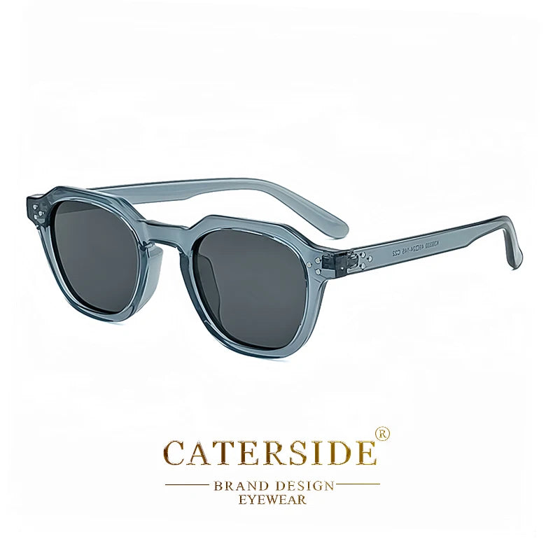 CATERSIDE Retro Polarisierte Sonnenbrille Männer
