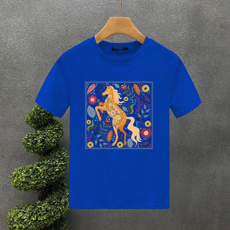 FLORALIS EQUUS Luxus T-Shirt