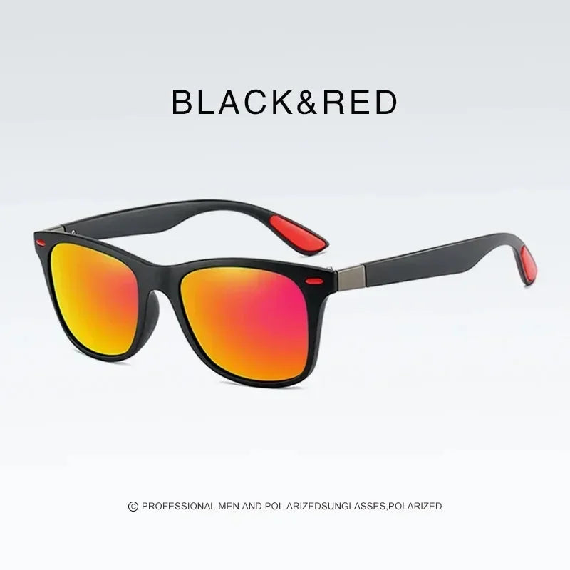 Mode Vintage Quadrat Polarisierte Sonnenbrille