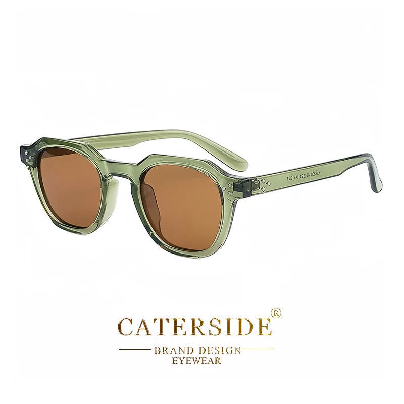 CATERSIDE Retro Polarisierte Sonnenbrille Männer