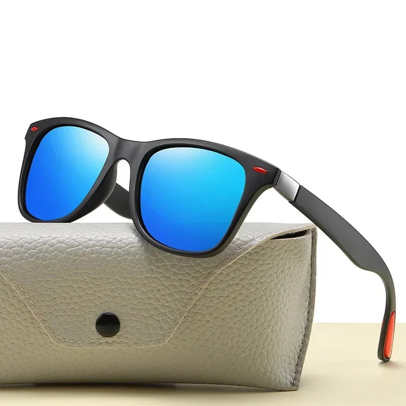 Mode Vintage Quadrat Polarisierte Sonnenbrille