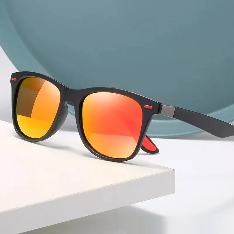 Mode Vintage Quadrat Polarisierte Sonnenbrille